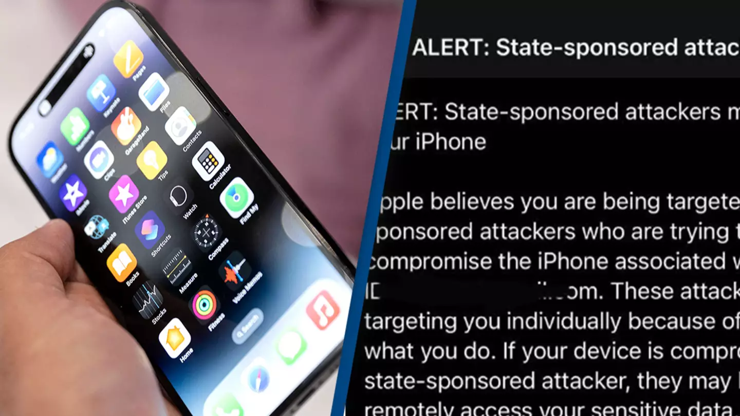 iPhone user shares terrifying message Apple sent them after noticing suspicious activity