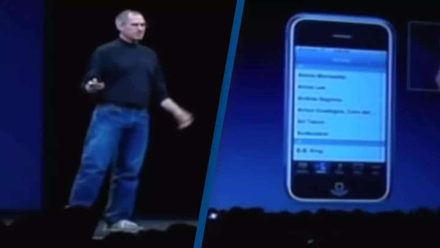 Crowd's reaction to Steve Jobs revealing first ever iPhone features has everyone saying the same thing
