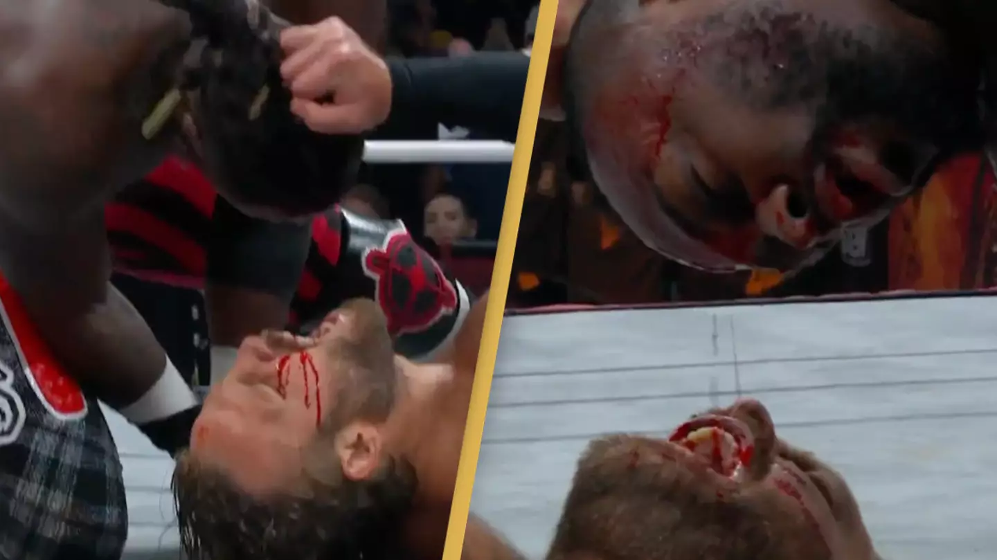 Viewers left sickened after wrestler drinks opponent’s blood during match