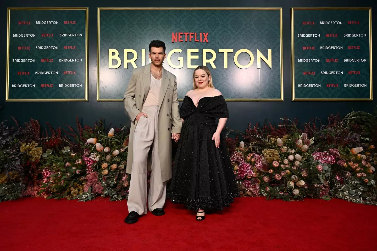 The Bridgerton star felt 'pressure'. (James Gourley/Getty Images for Netflix)