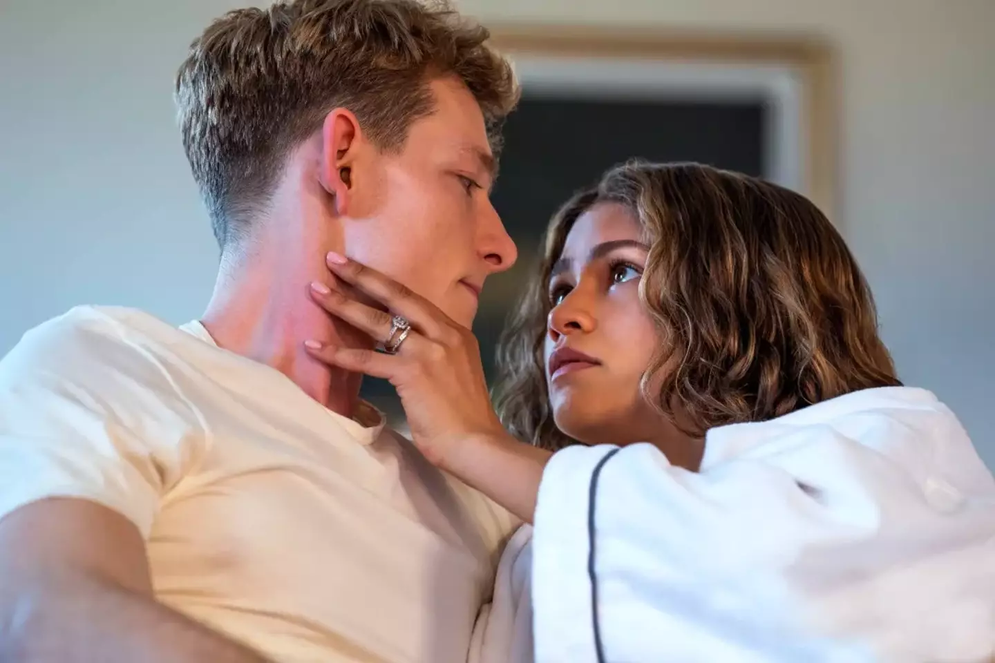 Zendaya and Mike Faust play a married couple. (Amazon MGM Studios)