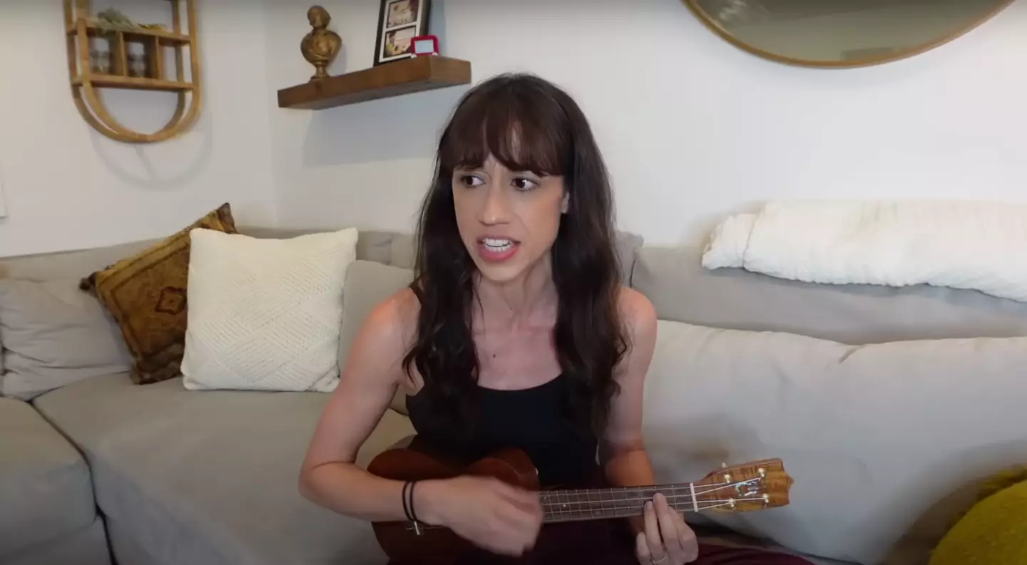 Ballinger posted her ukulele video in June.