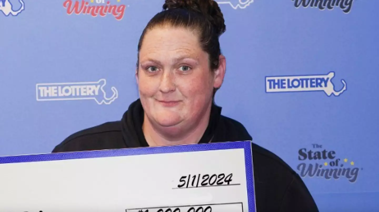 Christine won the lottery twice. (Massachusetts State Lottery)