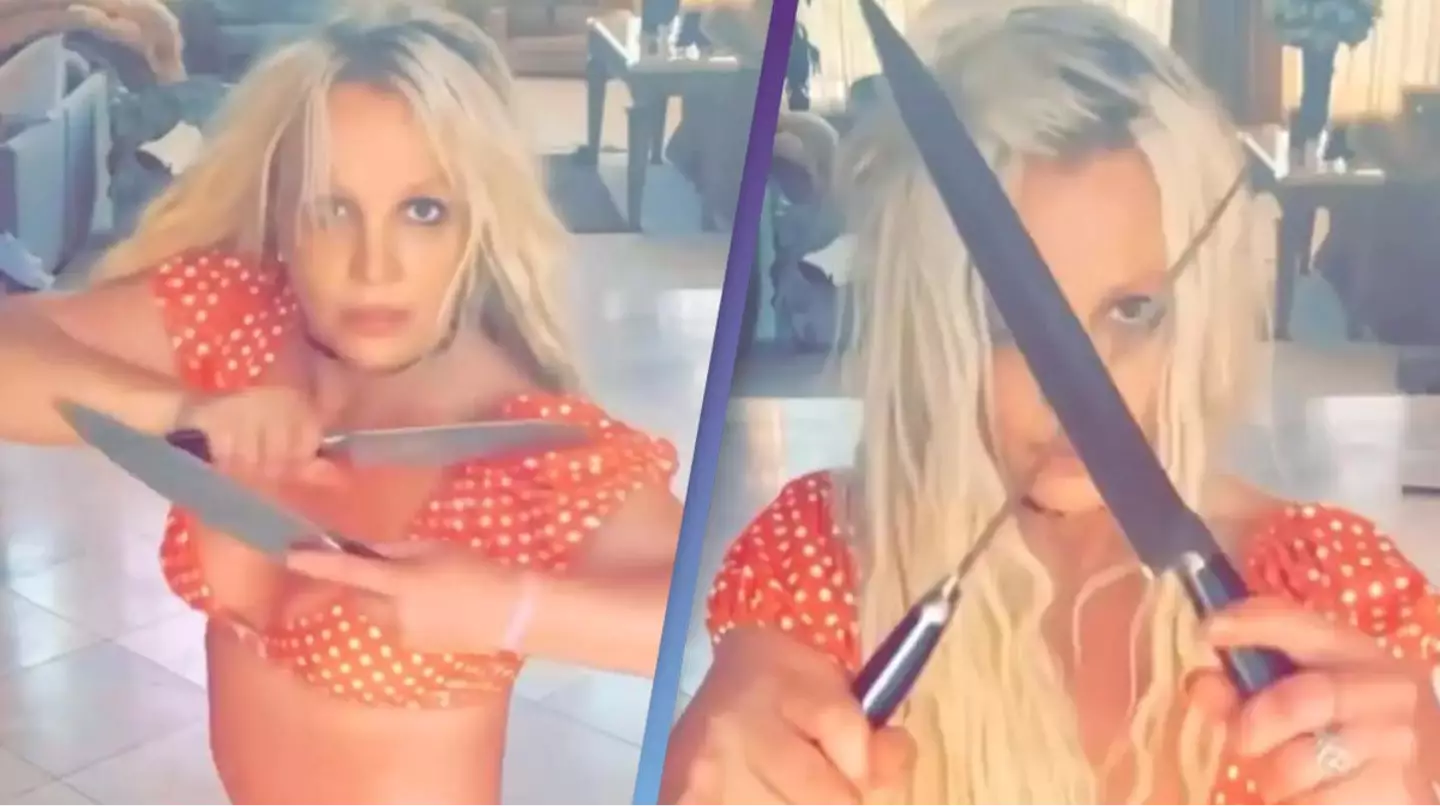 Britney Spears posts video dancing with knives again after explosive stories from memoir start leaking