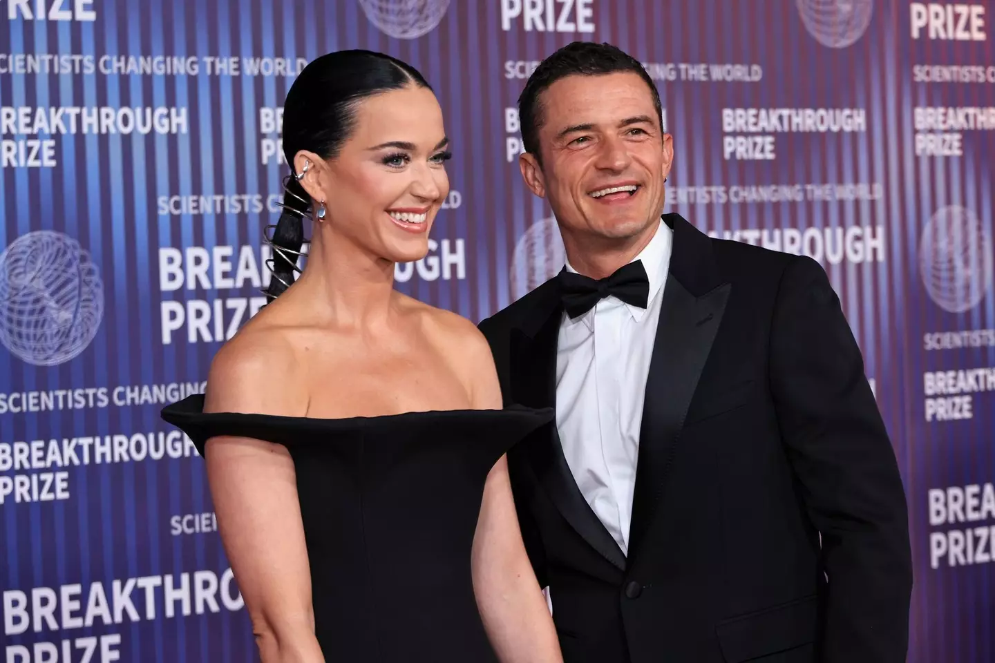 Katy Perry and Orlando Bloom together at an event. (Anna Webber/Variety via Getty Images)