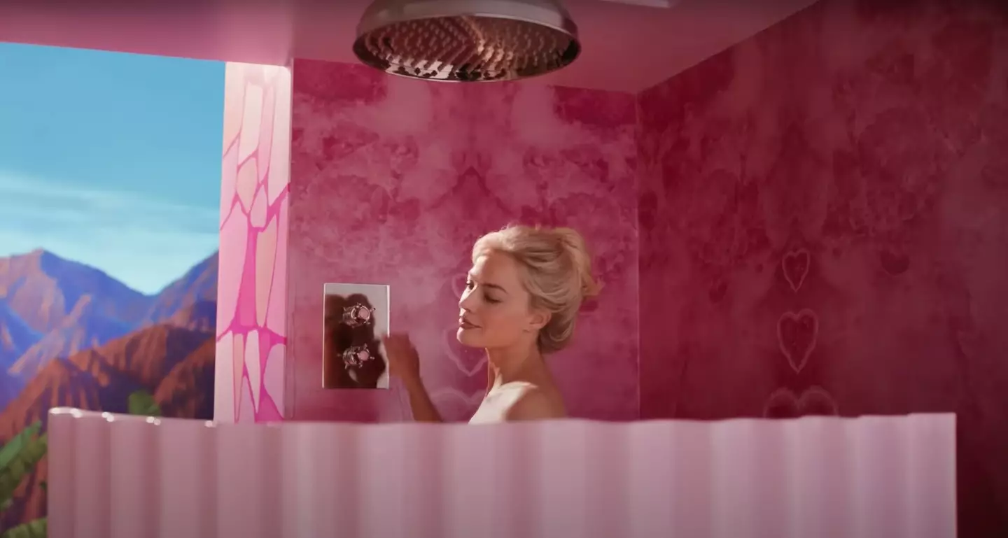 Barbie's house in Greta Gerwig's upcoming movie is pink from top to bottom.
