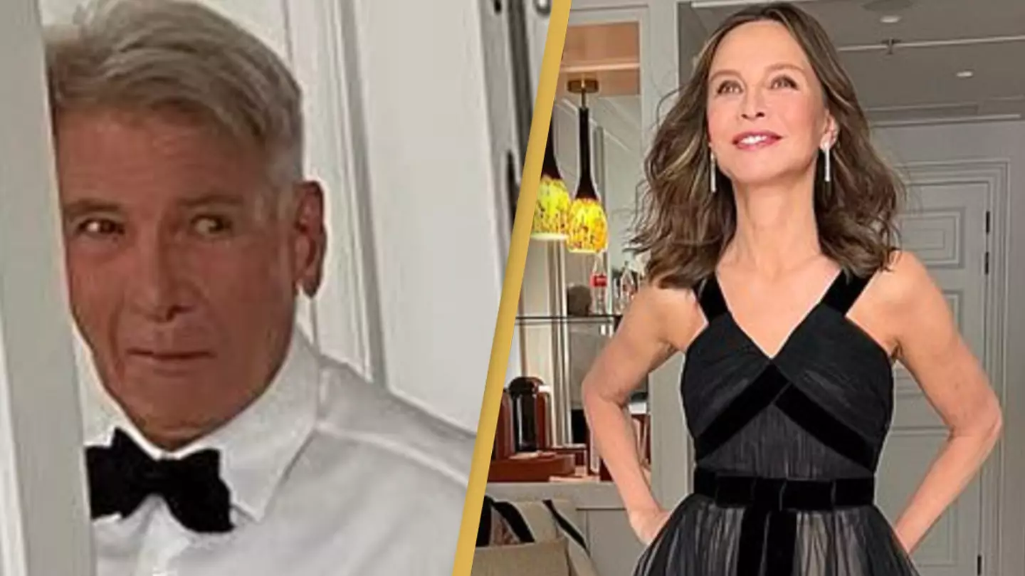 Harrison Ford's reaction to his wife Calista before Indiana Jones premiere has become a meme