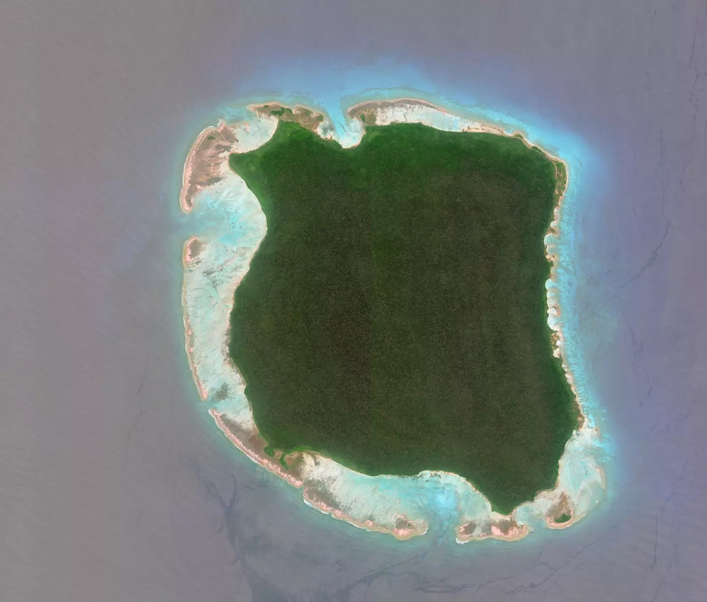 North Sentinel Island is an extremely remote part of India.