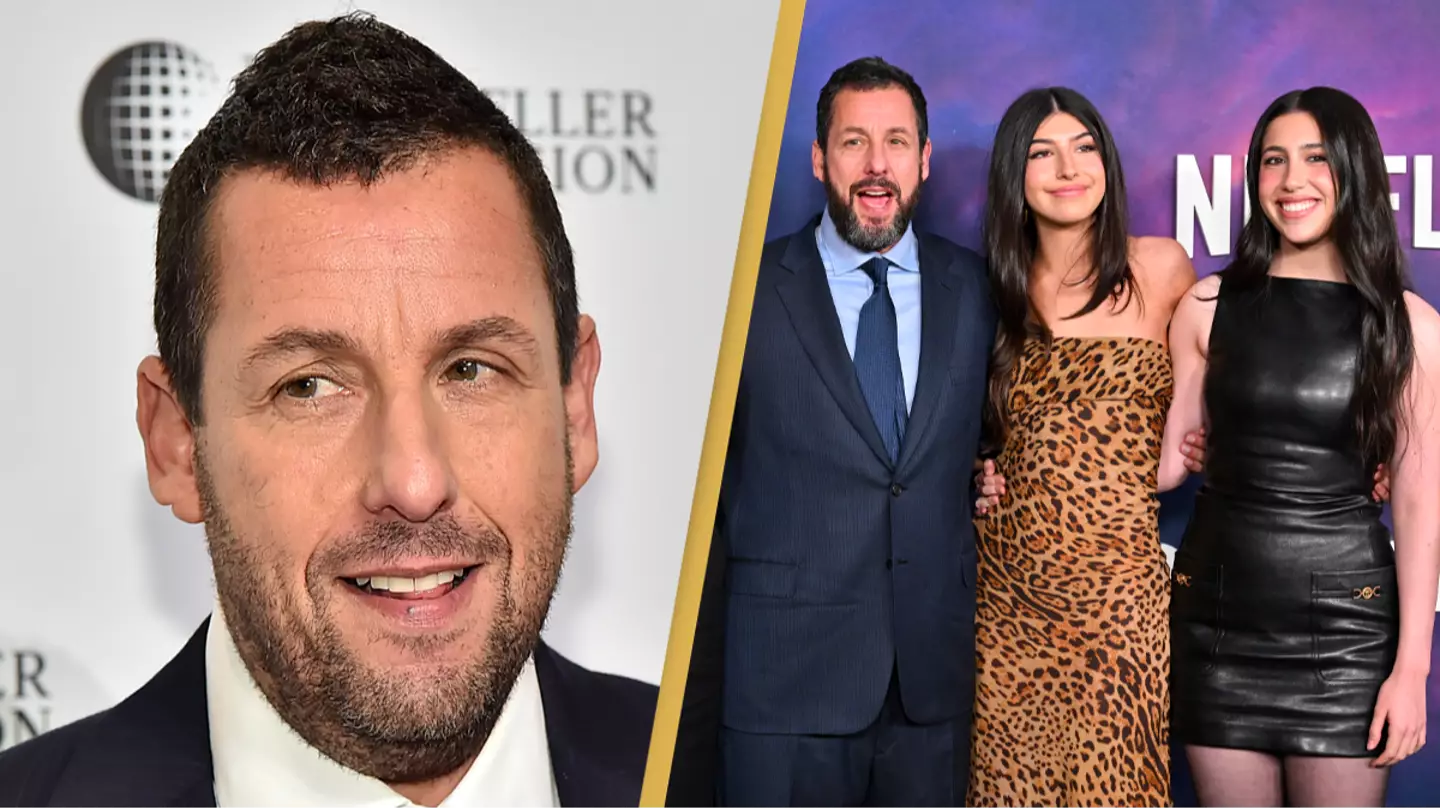 Adam Sandler reveals the sad truth of what it's like working on movies with his teen daughters