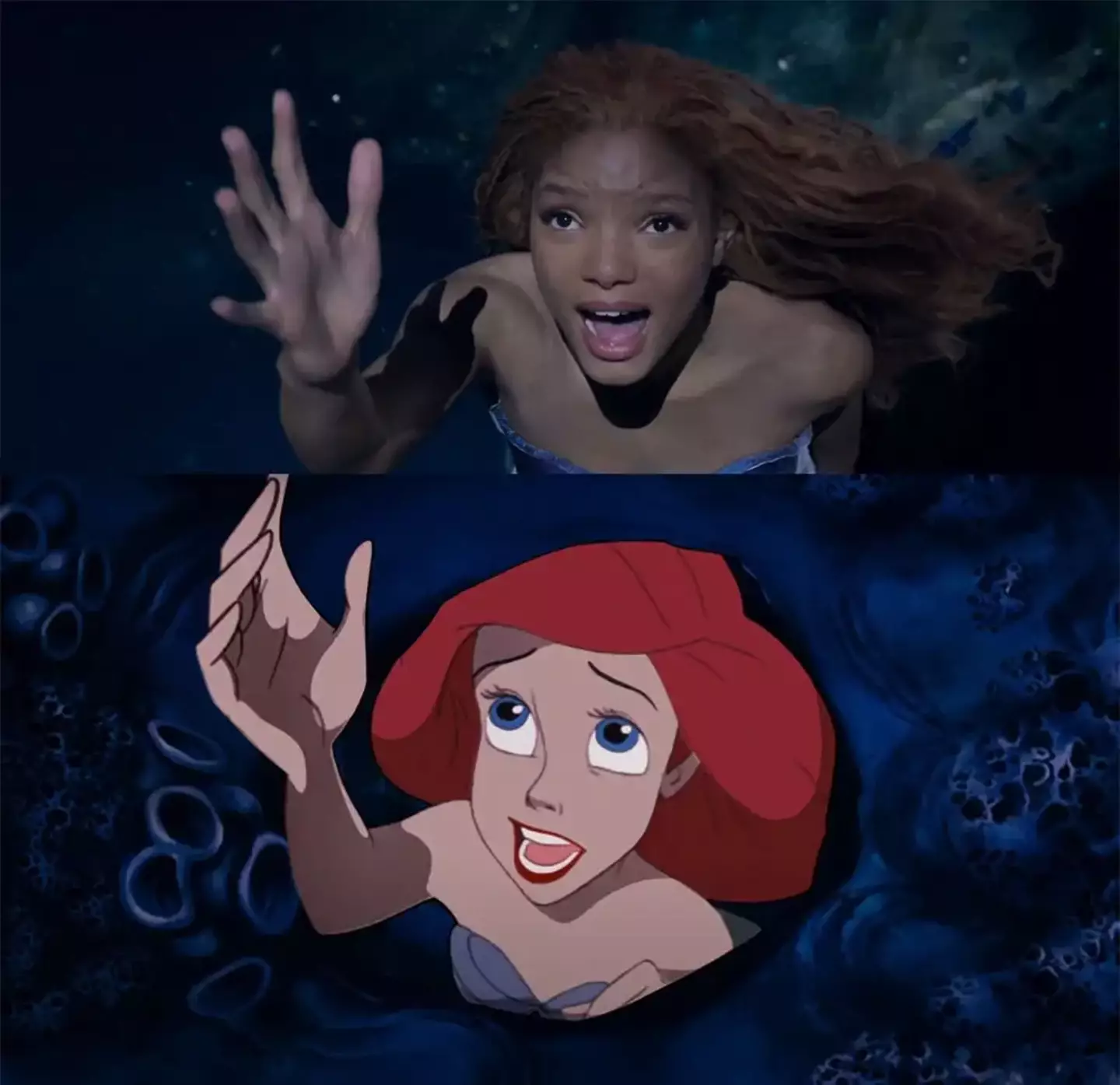 "Part of your wooooorrrlllldd!" Yup, the live action Little Mermaid does draw plenty of inspiration from the predecessor.