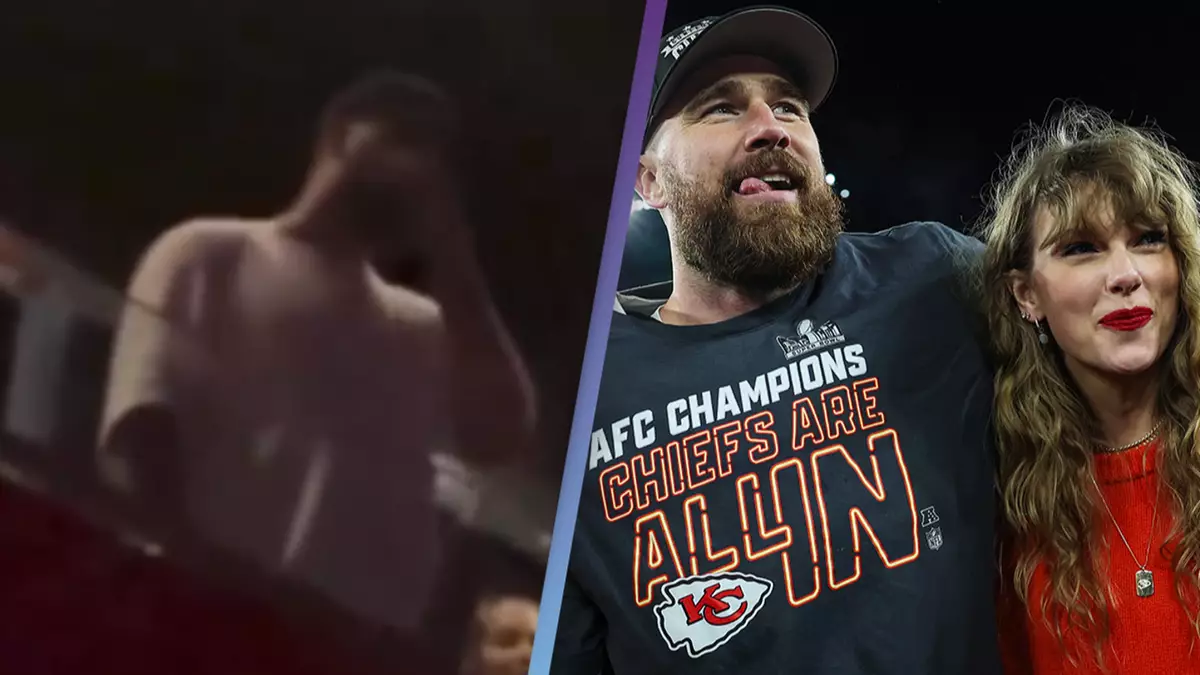 Taylor Swift’s fans are convinced they saw Travis Kelce cry as she sang an emotional song