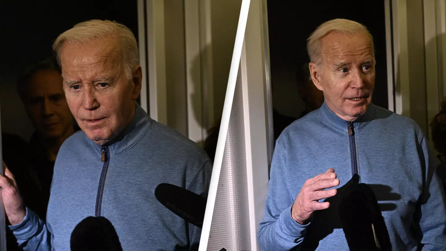 Conspiracy theorists believe Joe Biden is using a body double in recent interview