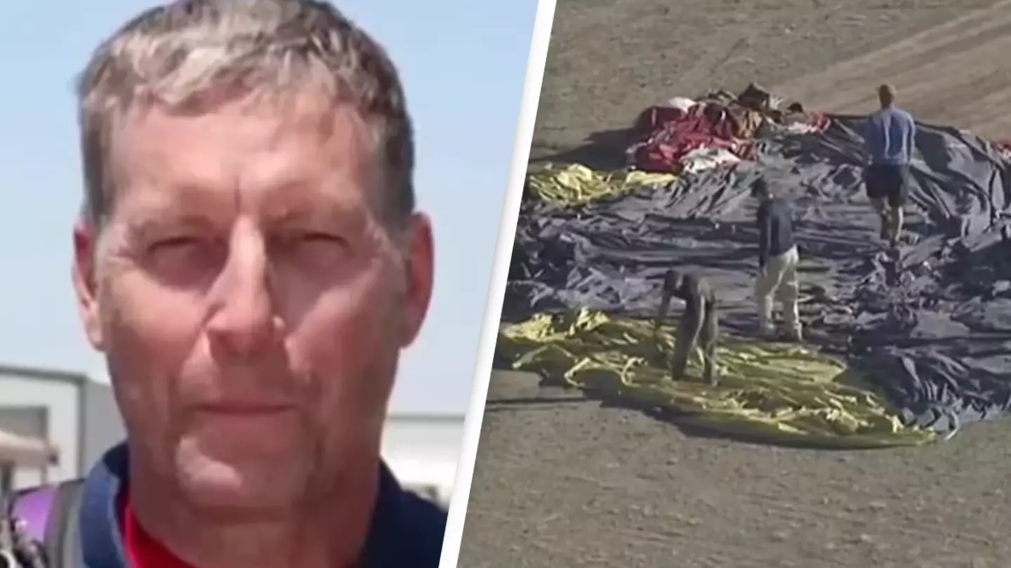 Skydiver falls 14,000ft to his death after parachute failed to open during formation stunt