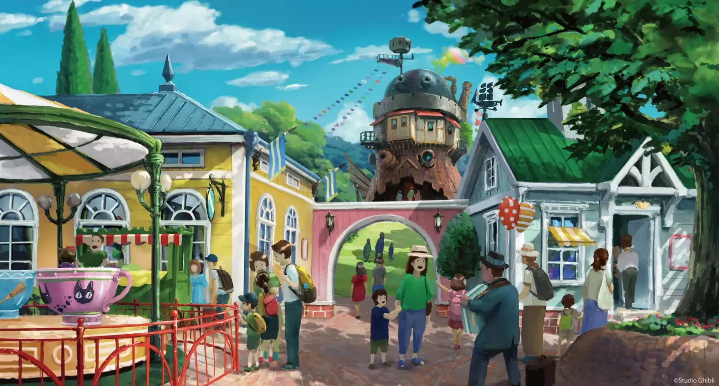 Valley of Witches concept art (Ghibli Park)