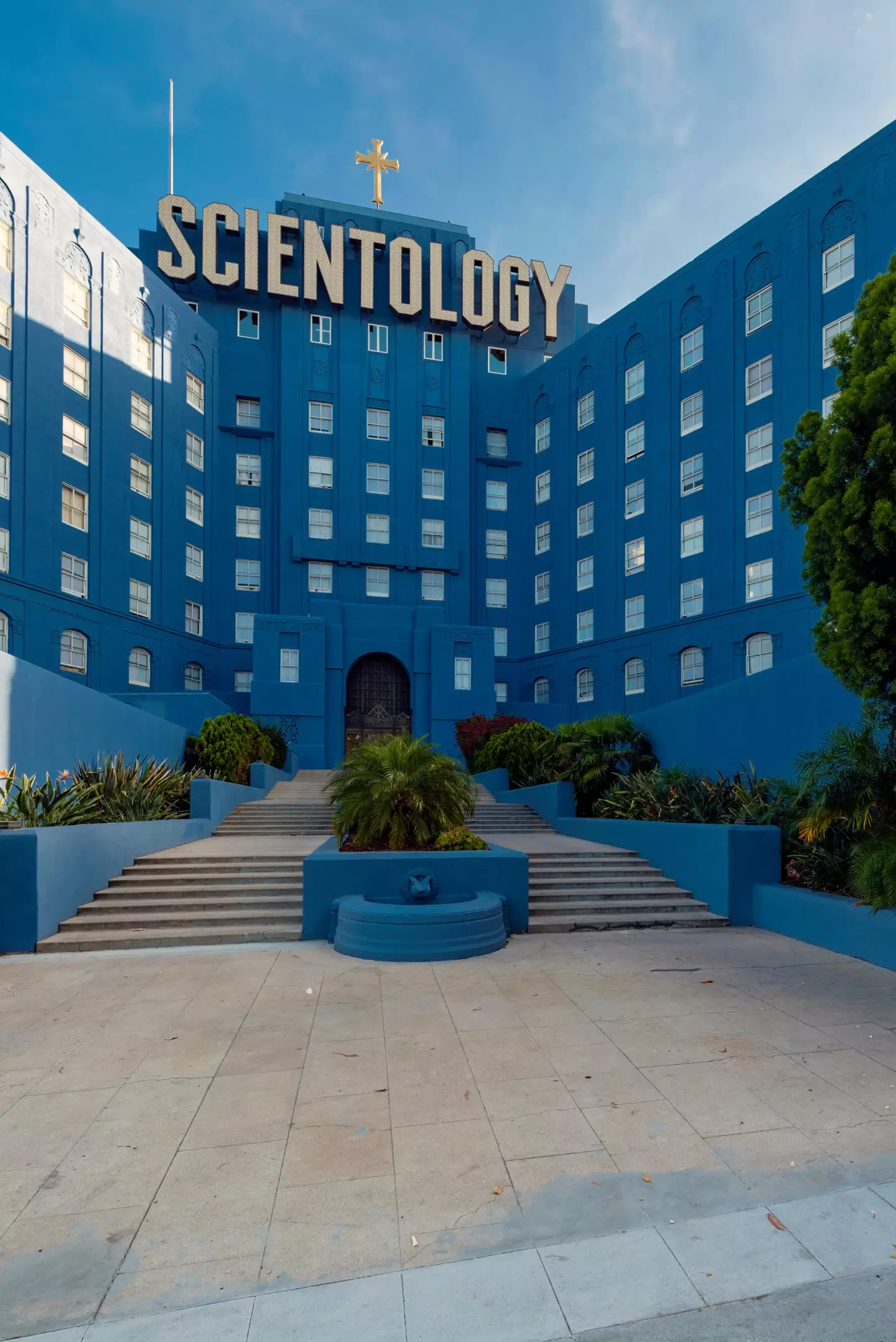 The Scientology headquarters in Los Angeles.
