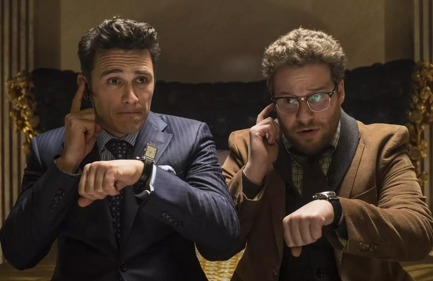Rogen and Franco in The Interview. (Columbia Pictures)