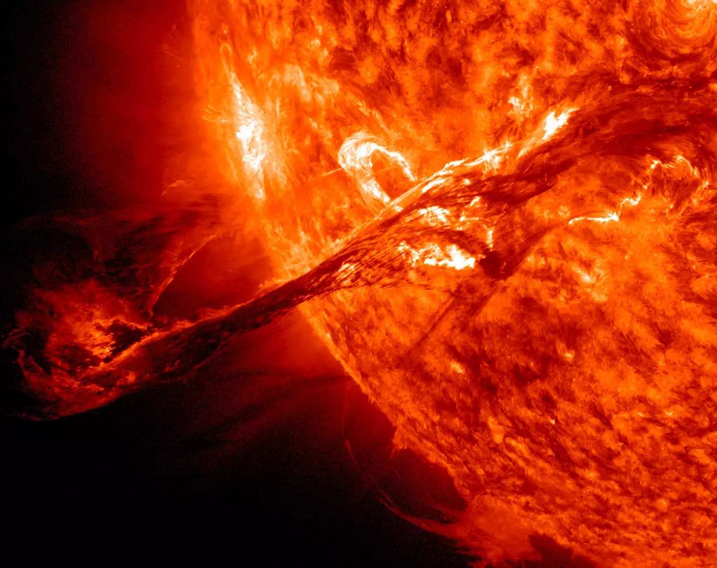 Here's an artists rendition of what causes these solar storms.