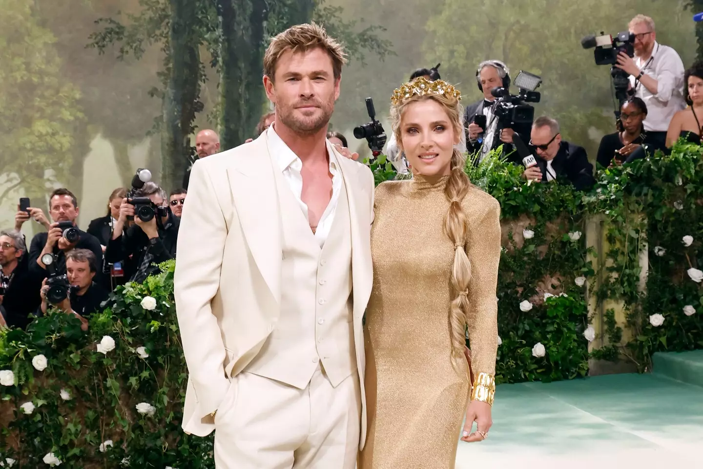 This year was Chris Hemsworth's first time at the Met Gala. (Taylor Hill/Getty Images) 