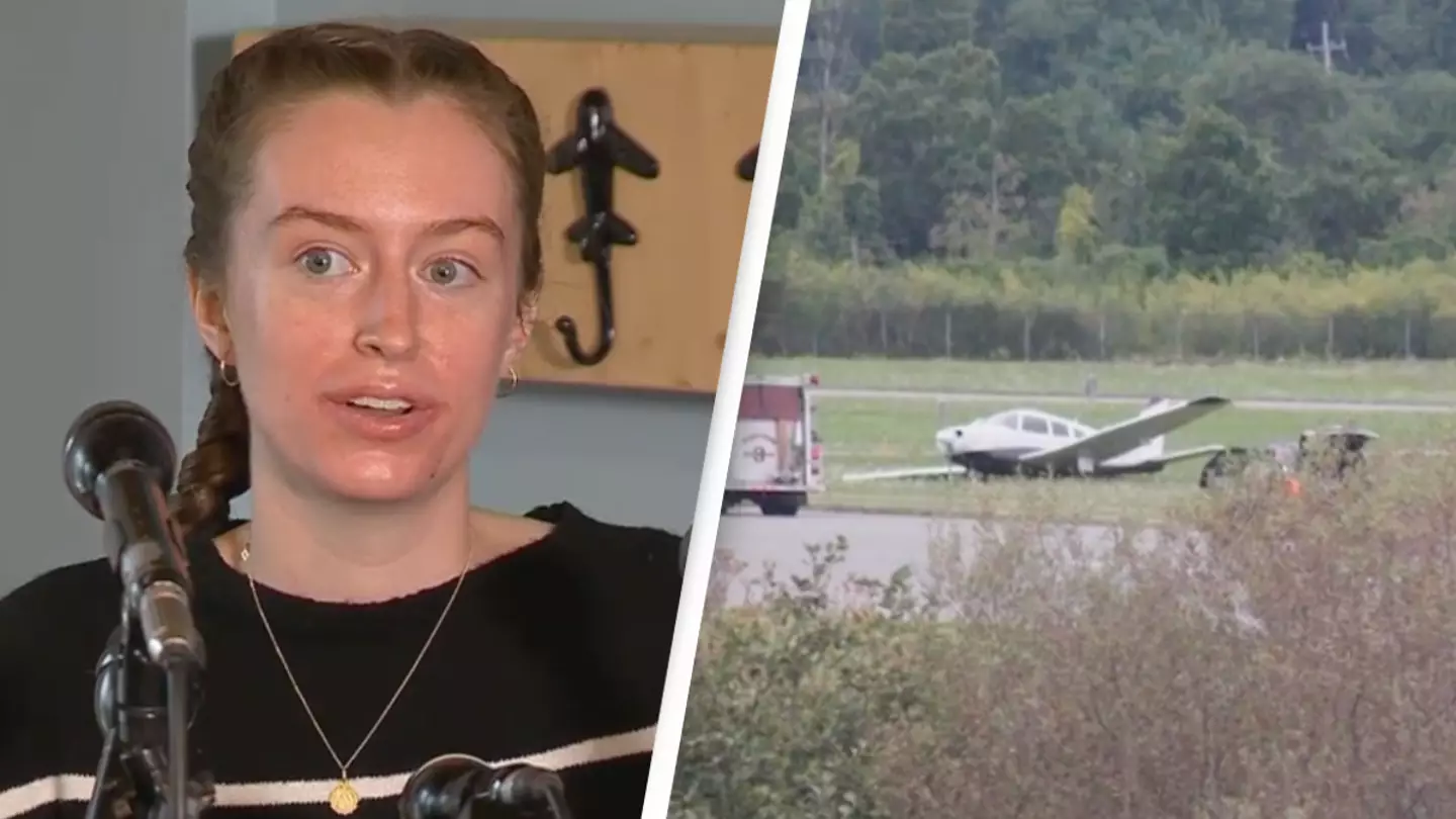 Teen student pilot avoided disaster on first solo flight after being forced to land plane without landing gear