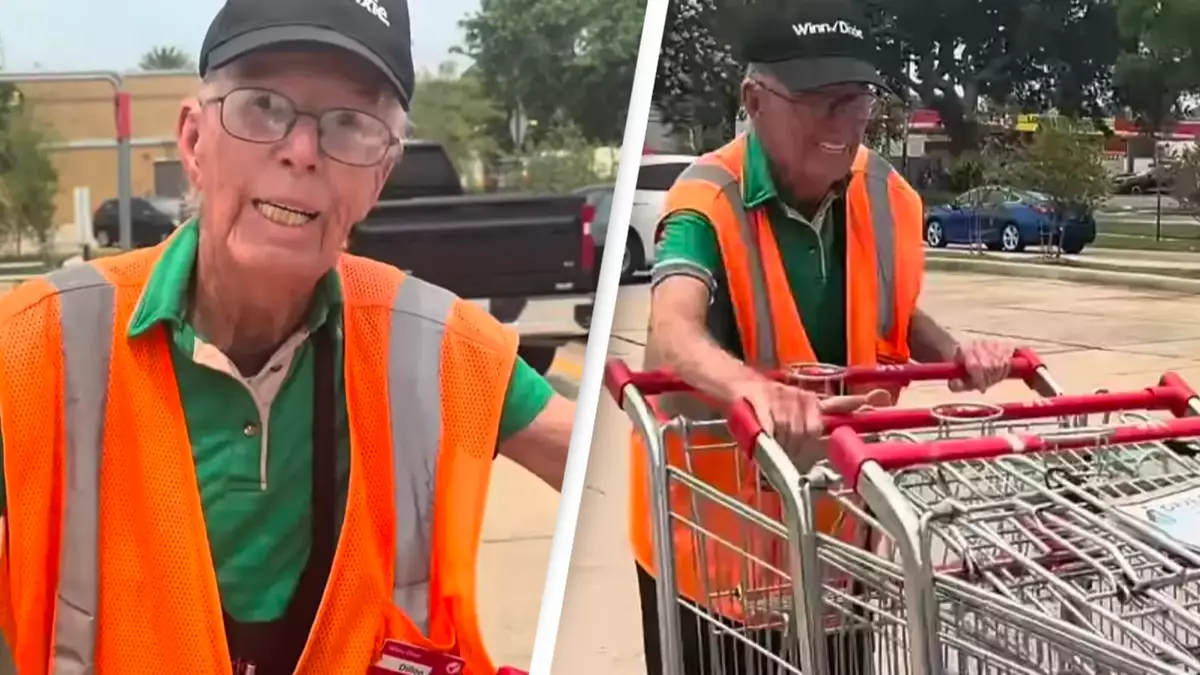 Thousands of strangers raise $222,410 for 90-year-old man pushing shopping carts to ‘make ends meet’
