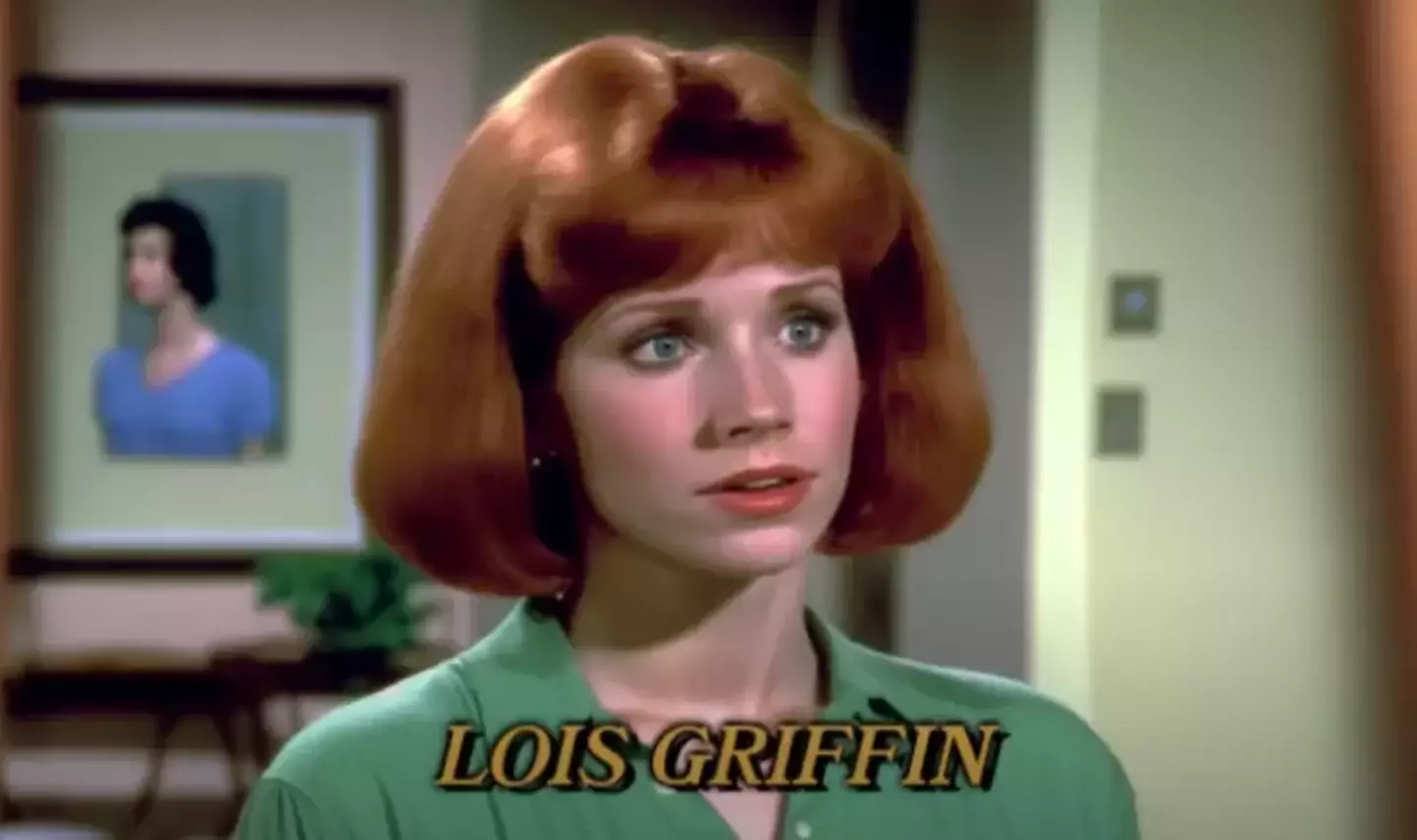 Lois Griffin in the AI ​​model.  (LyricalRealms/YouTube)