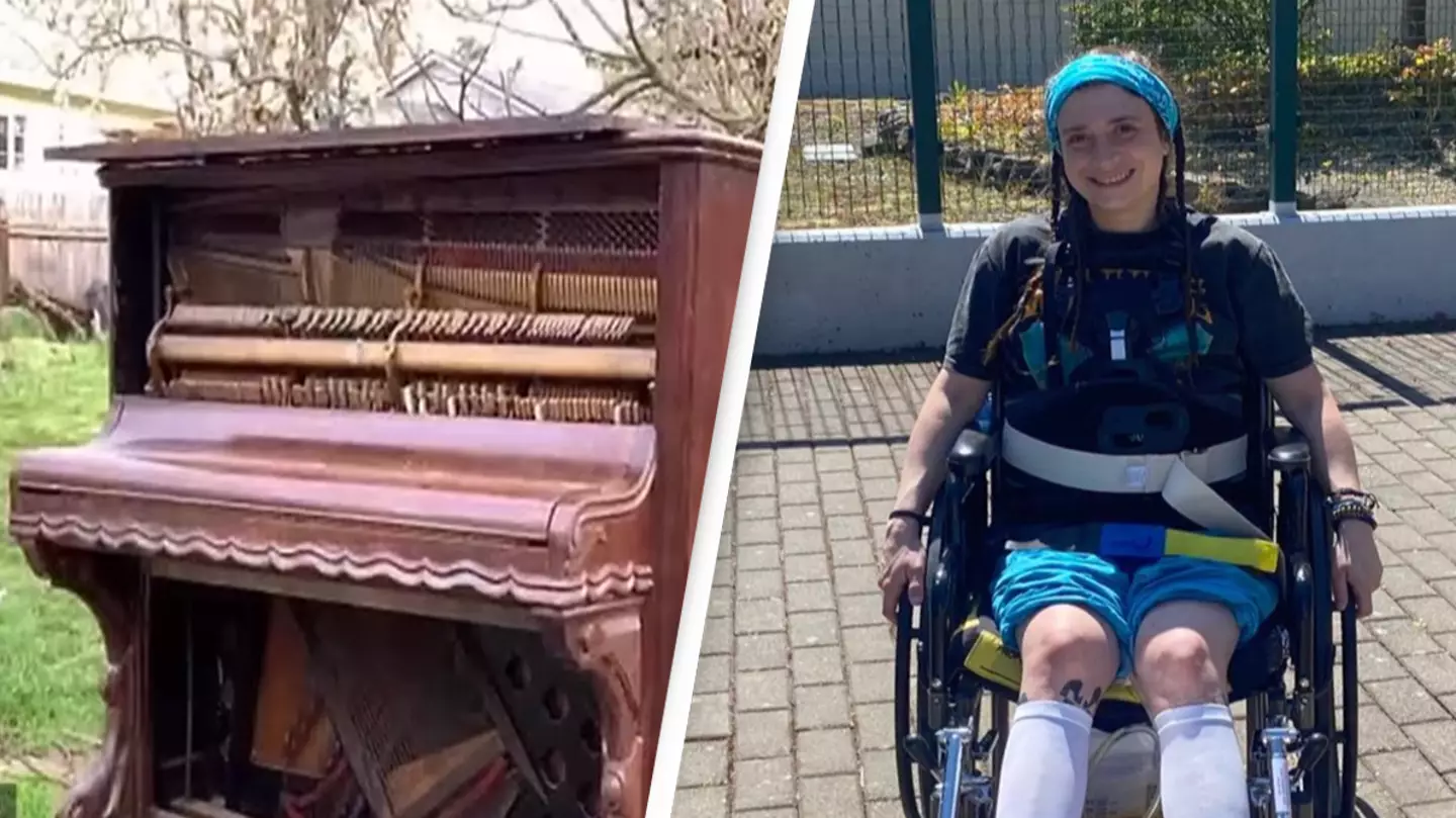 Woman, 28, paralyzed after being crushed by piano in tragic freak accident