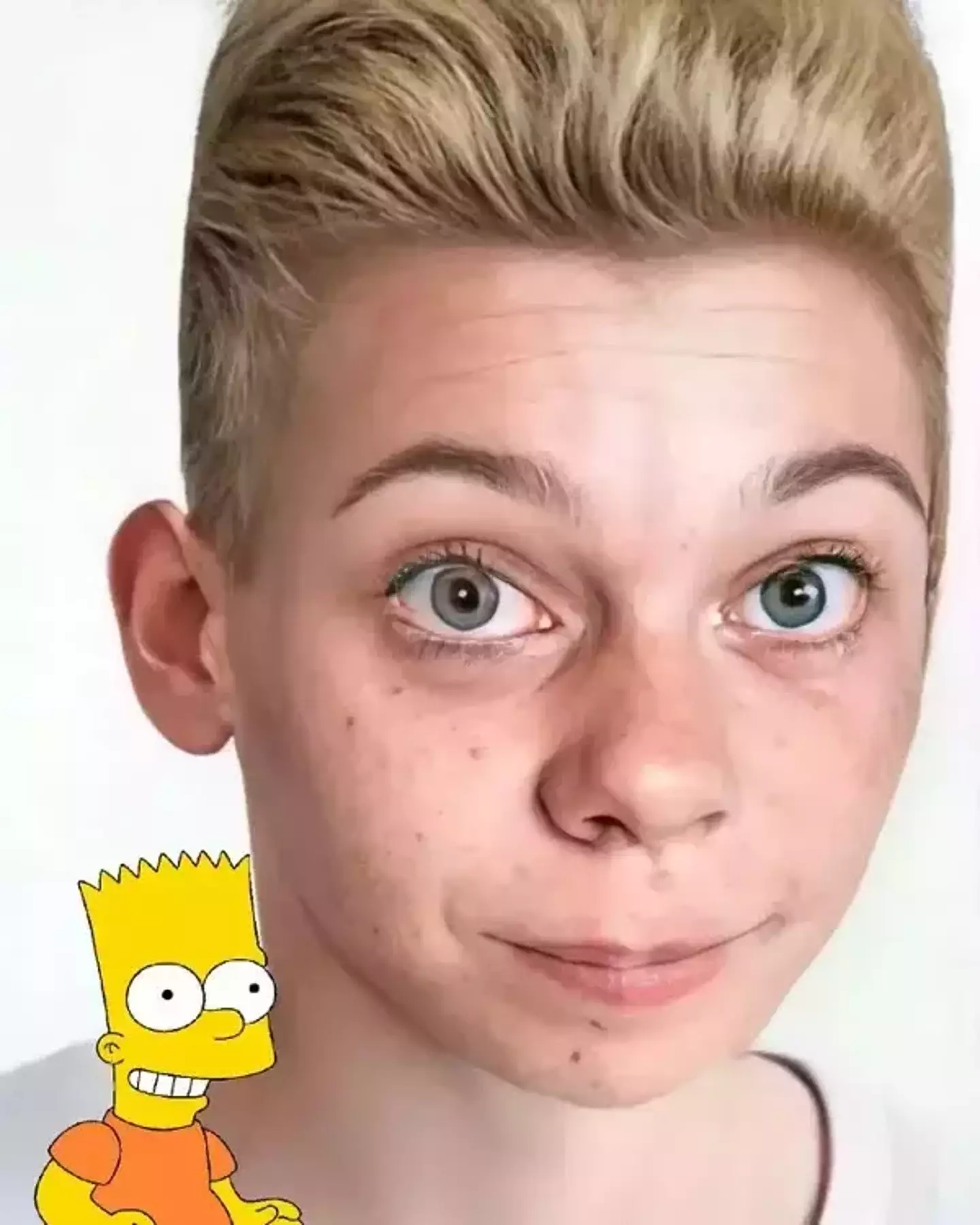 This is how Bart Simpson would look if he were real. (Instagram/@hidreley)