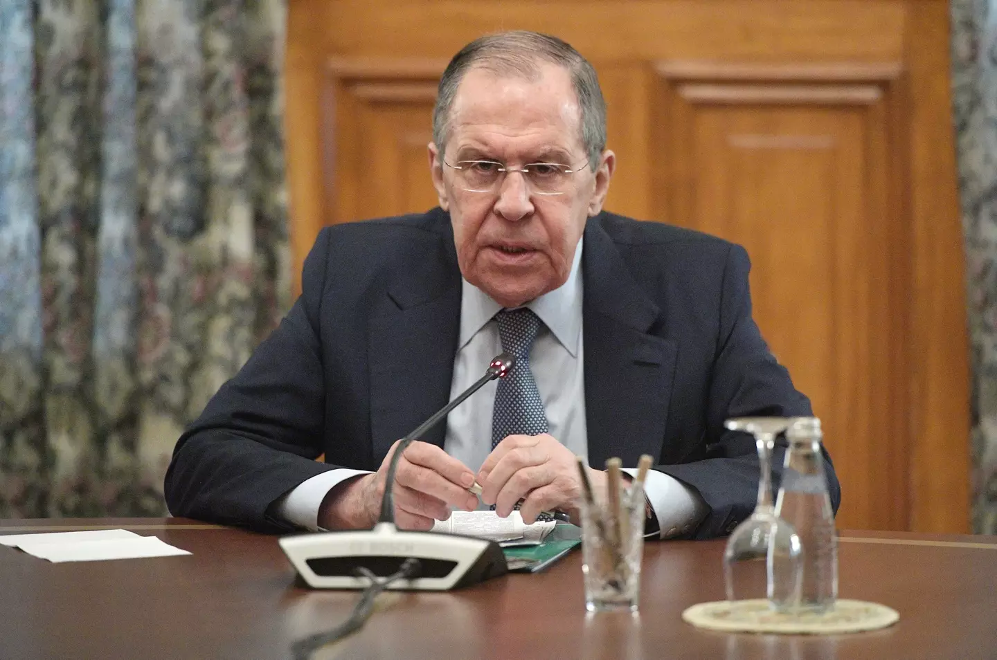 Russian Minister Sergei Lavrov. (Alamy) 