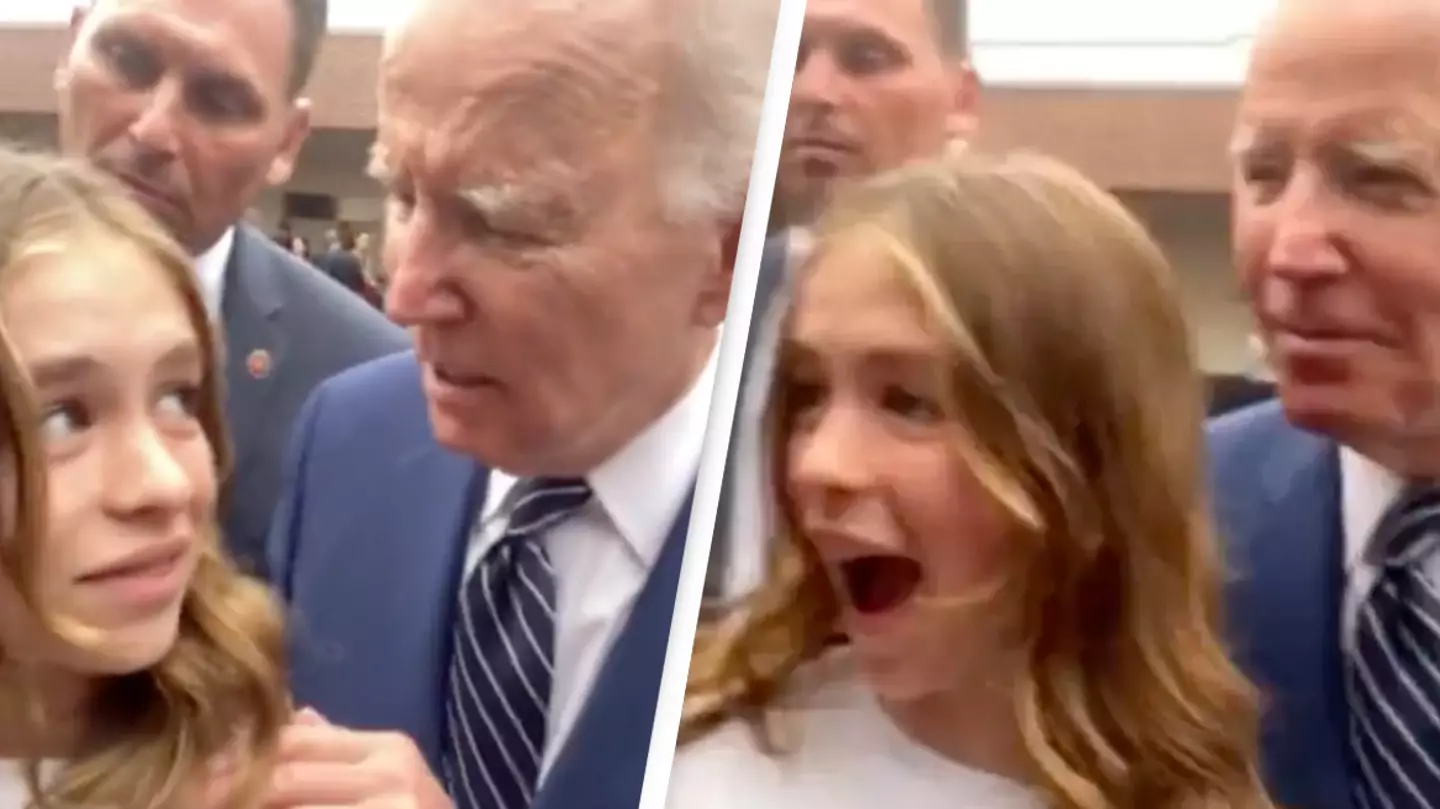 President Biden offers young girl dating advice in awkward moment