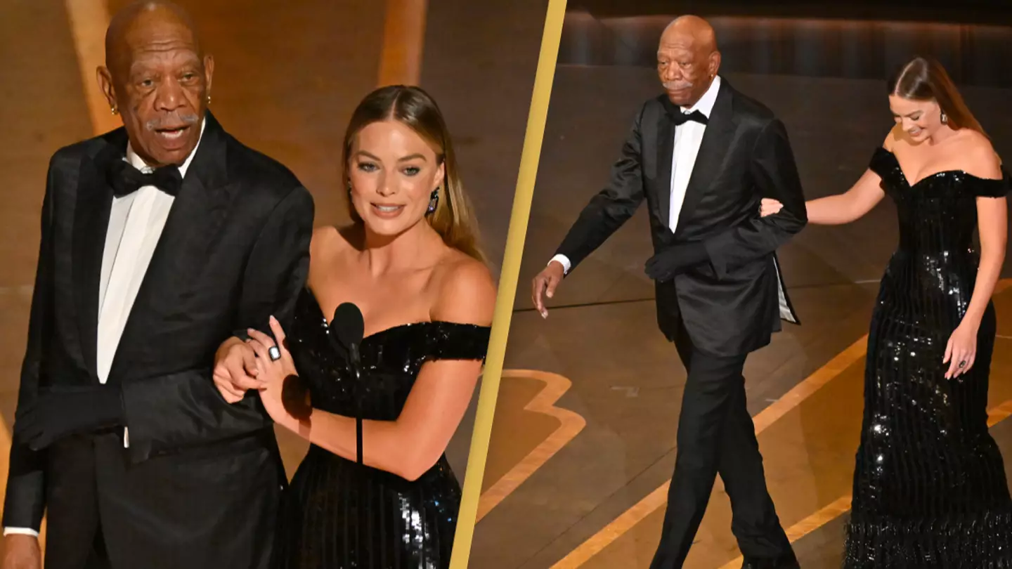 Heartbreaking reason why Morgan Freeman was wearing glove on left hand at Oscars
