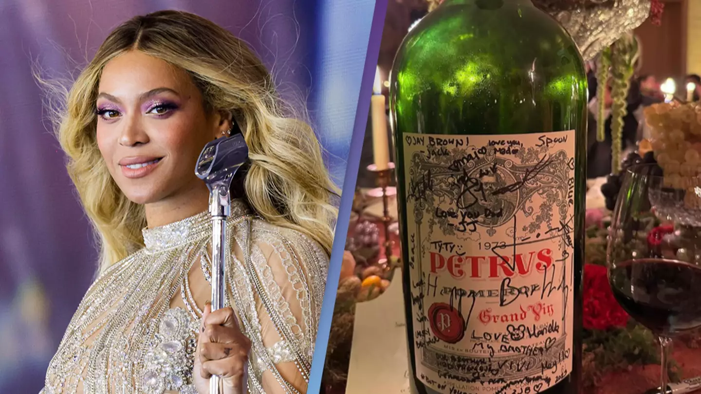 People stunned after seeing price of wine Beyoncé shared picture of herself drinking