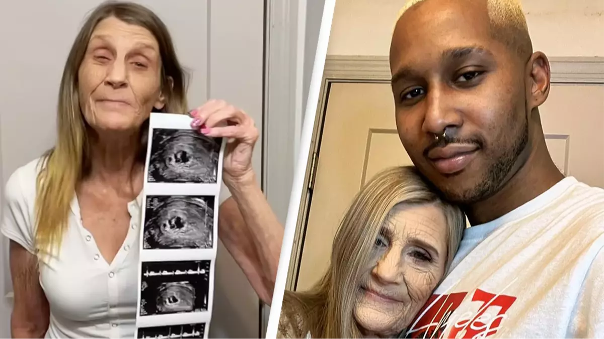 Grandmother, 63, and 26-year-old husband give worrying baby update after announcing first child