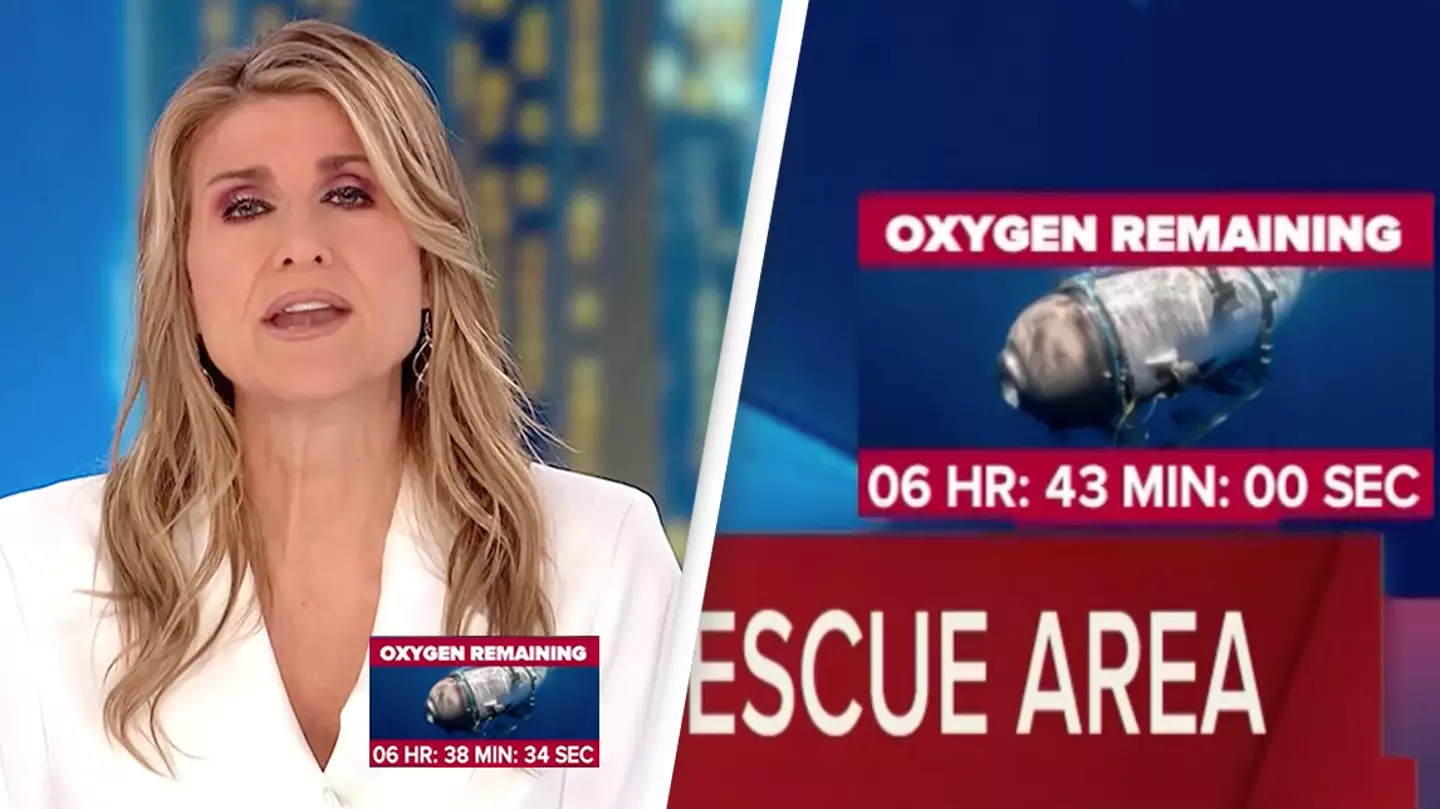 News channel slammed for running submarine oxygen countdown as Titanic Five reach final hours of hope