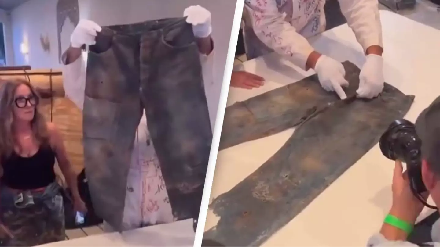 Oldest pair of Levi's jeans sold at auction for $100,000 but everyone is asking the same thing