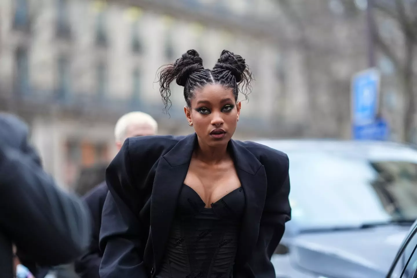 Willow Smith at Paris Fashion Week this year (Edward Berthelot/Getty Images)