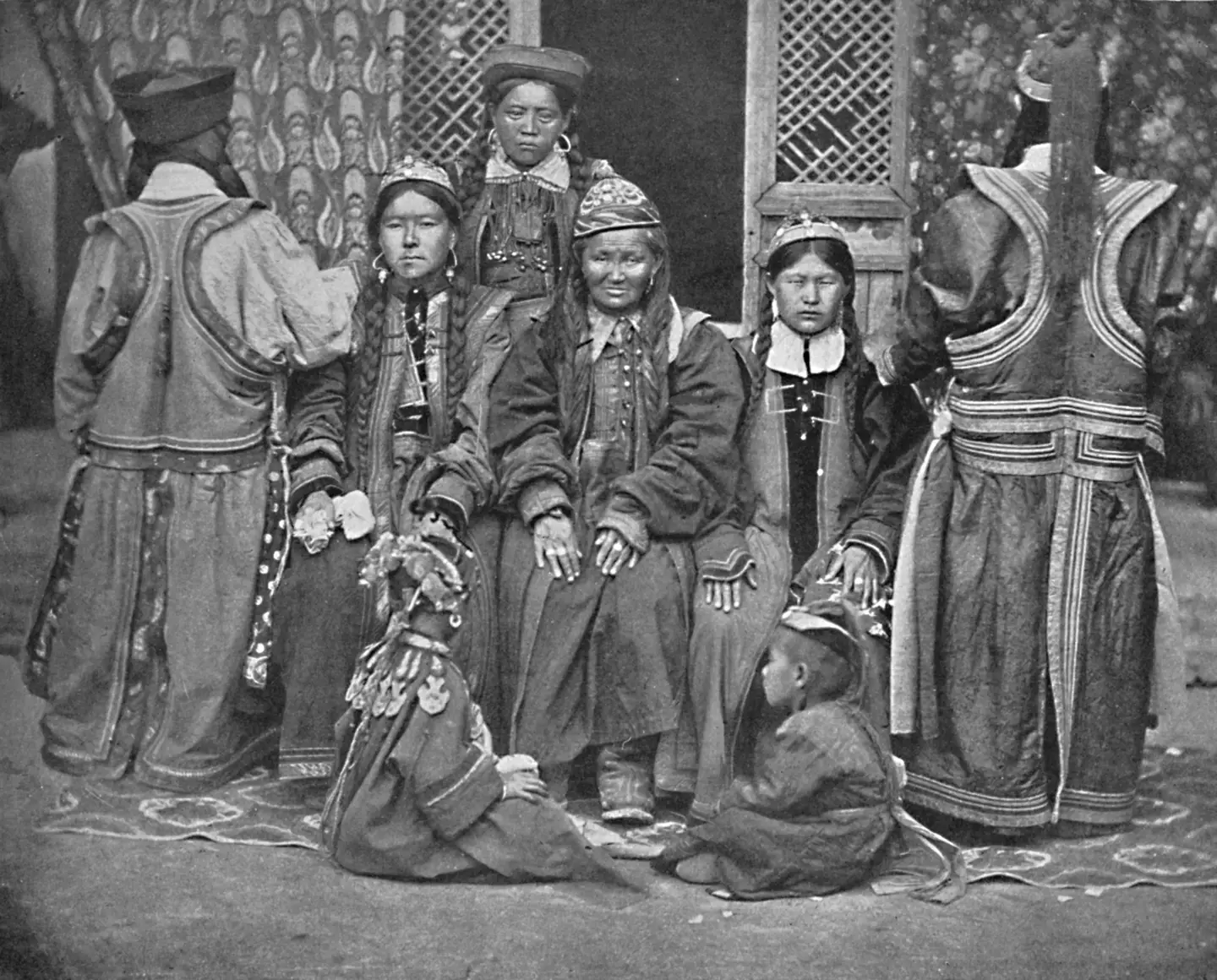A group of Mongols, dated to 1902. (Print Collector/Getty Images)