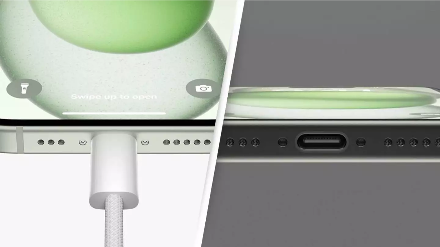 Apple shows off iPhone 15's USB-C port and announces all of its devices will use it