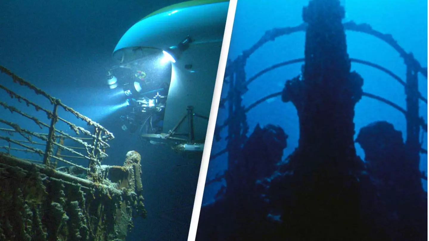 Rare Titanic underwater footage released for the first time