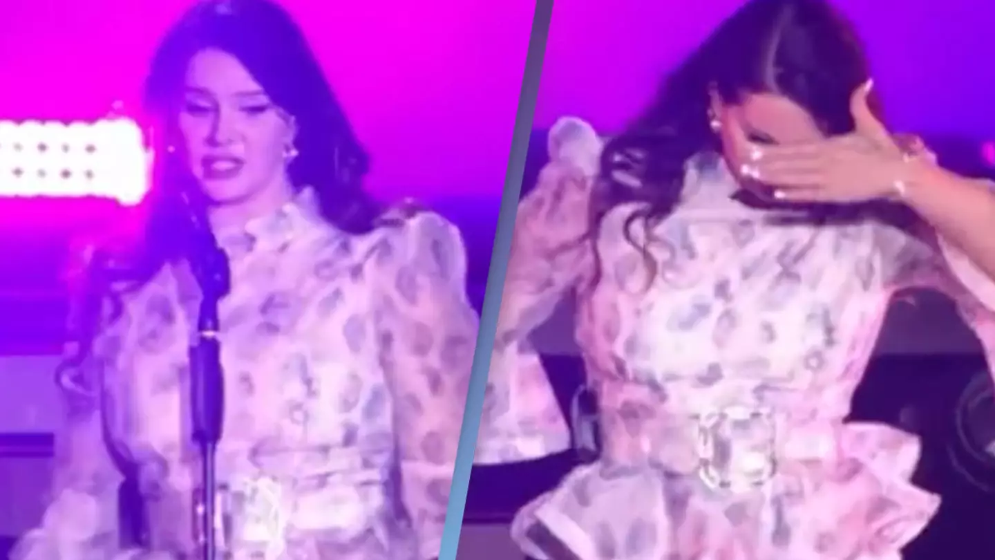 Lana Del Rey stops concert to ask audience if they've seen her vape
