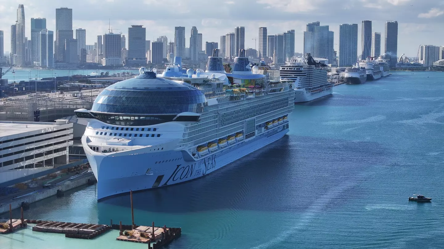Icon of the Seas was around 300 miles from Miami. (Joe Raedle/Getty Images)
