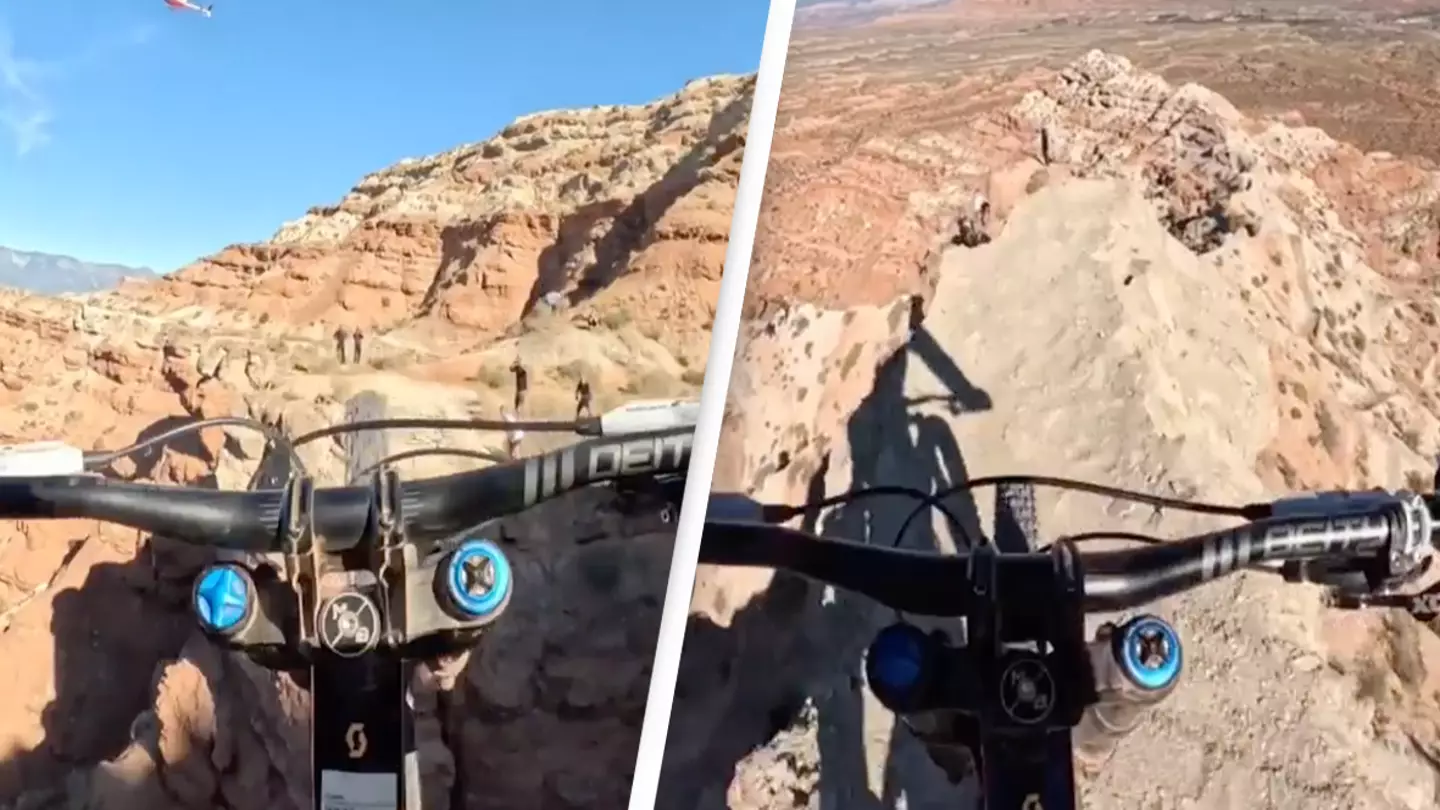 Footage of extreme mountain biking is giving people 'anxiety'