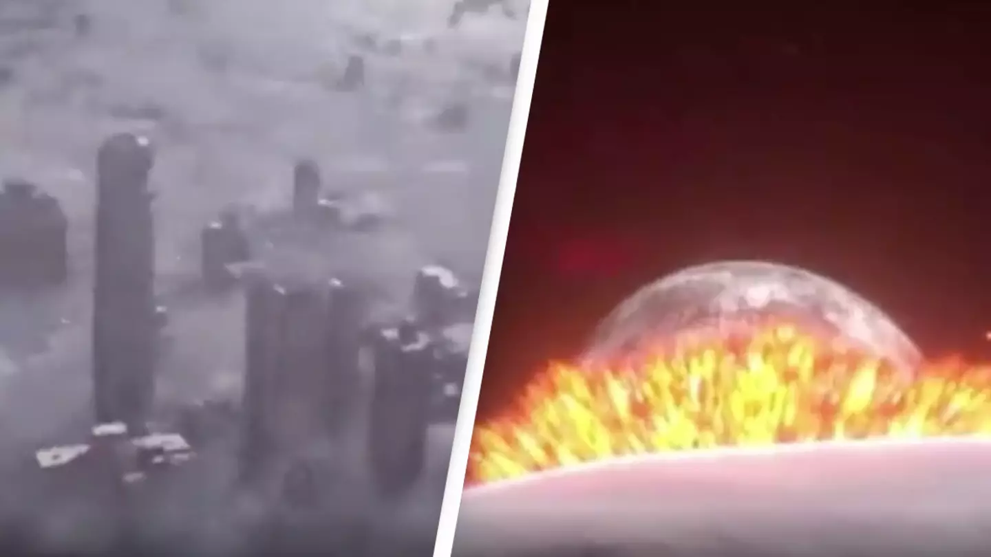Terrifying animation shows what would happen if the moon crashed into the Earth