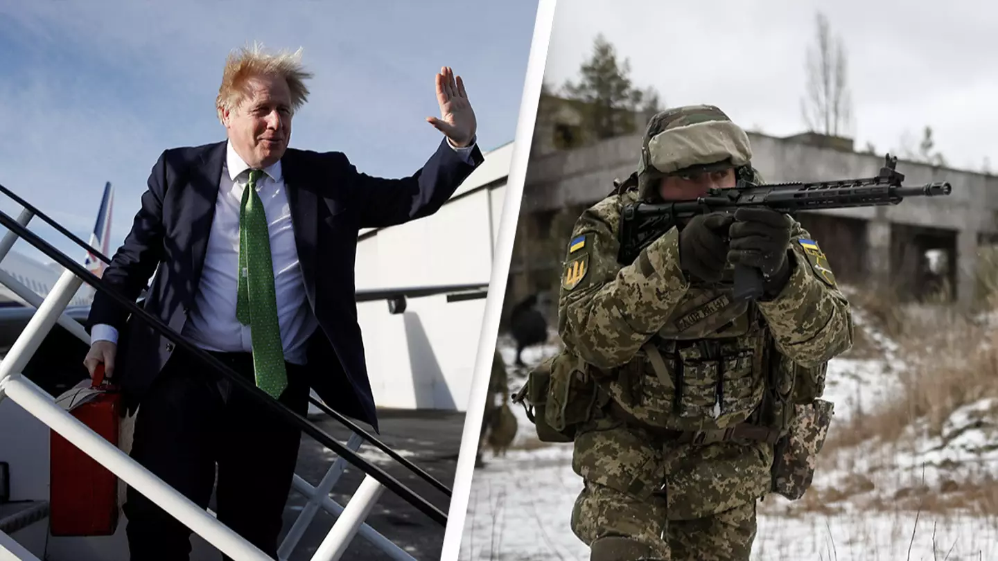 Britain Forms Ukraine-Poland Security Pact As Johnson Lands In Kyiv
