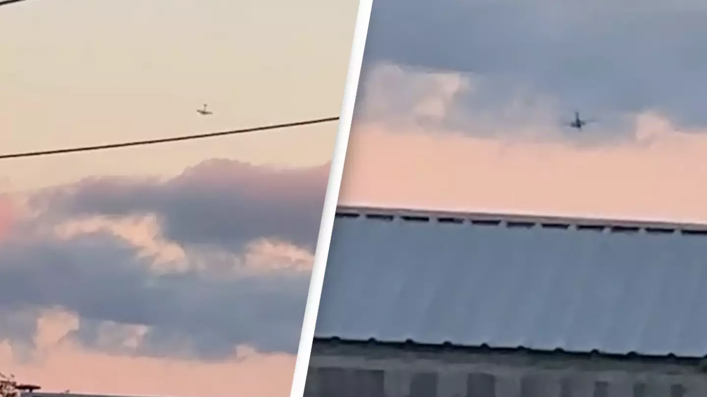 Horrifying moment plane is seen spiralling mid-air before crashing into a house, leaving two dead