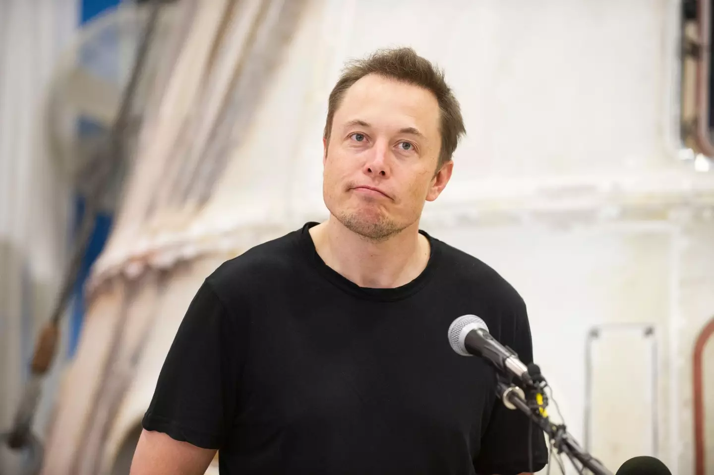 Elon Musk has responded after a bizarre AI image of himself went viral.