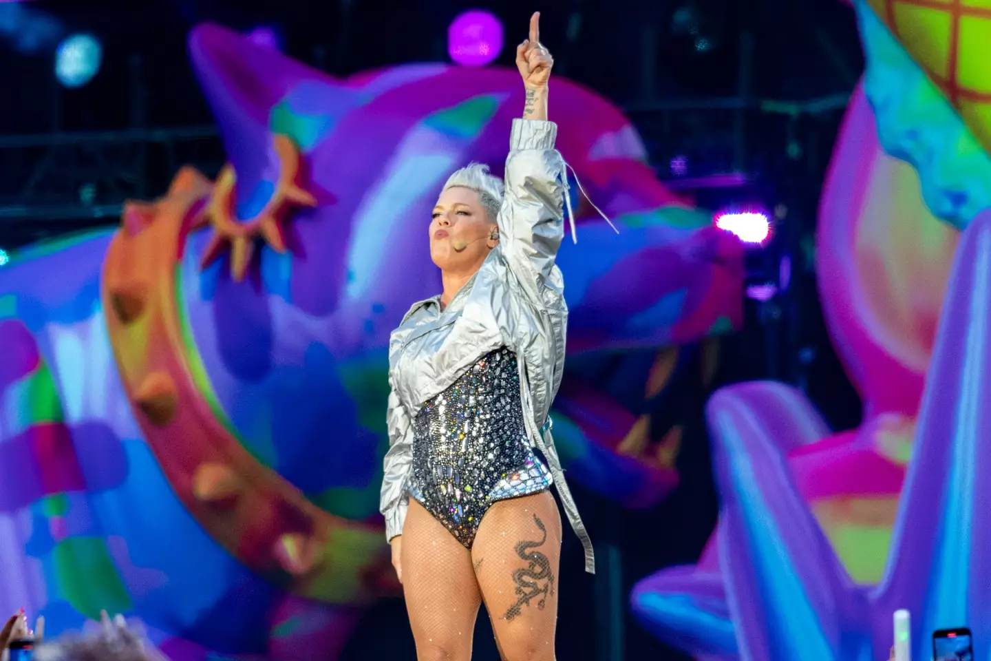 Pink had the perfect comeback for the troll. (Getty Images/Roberto Ricciuti/Redferns)