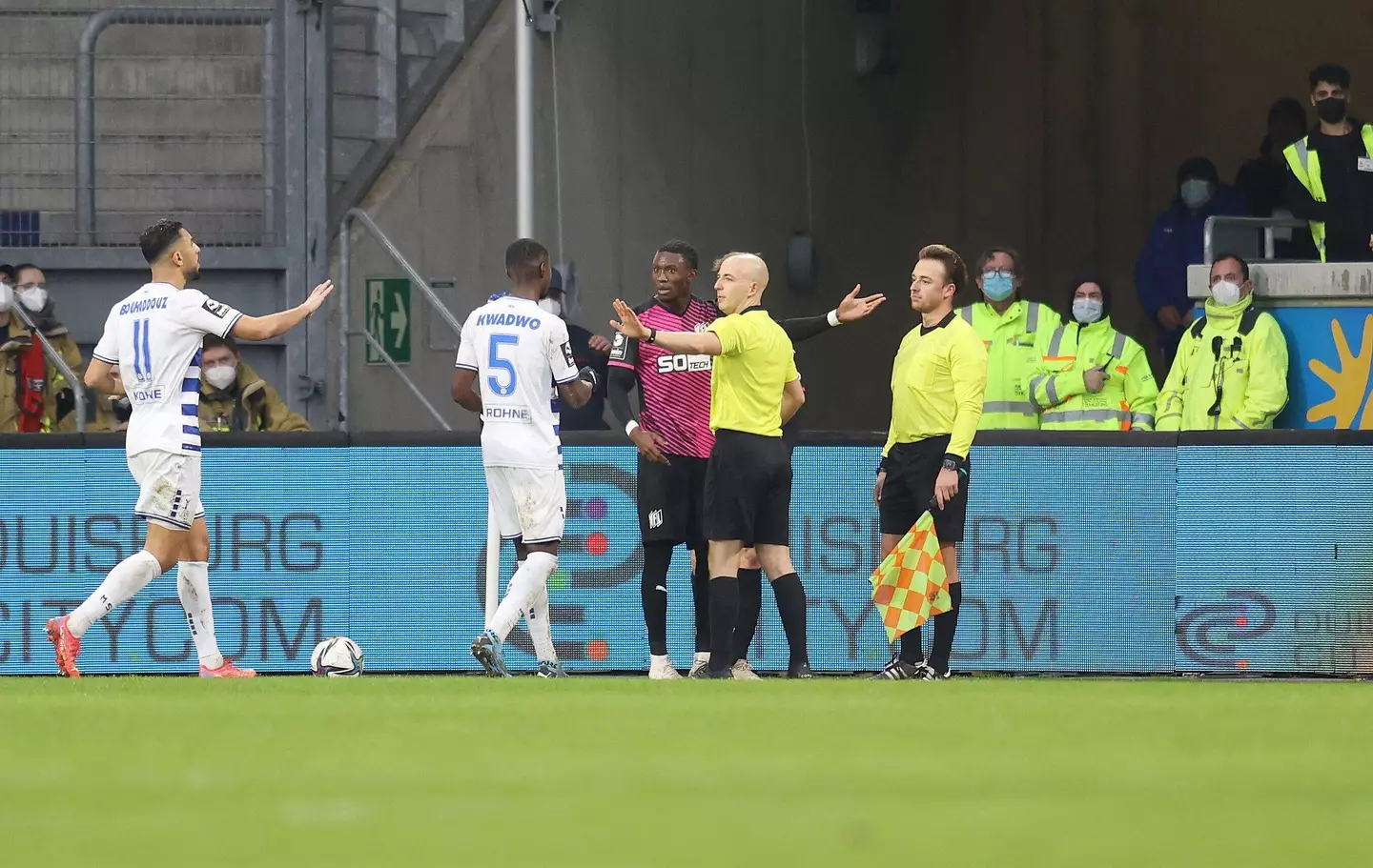 It is the first time that a professional match in Germany has been abandoned because of racism (Image credit: Alamy)