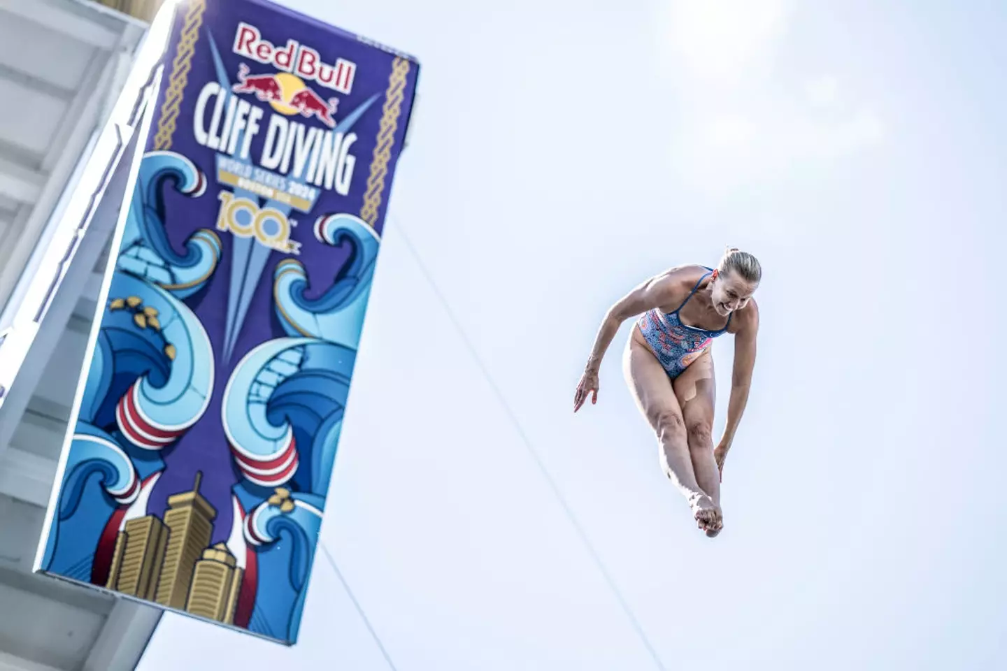 Rhiannon Iffland has won seven consecutive Red Bull Cliff Diving World Series championships (Image: Getty)