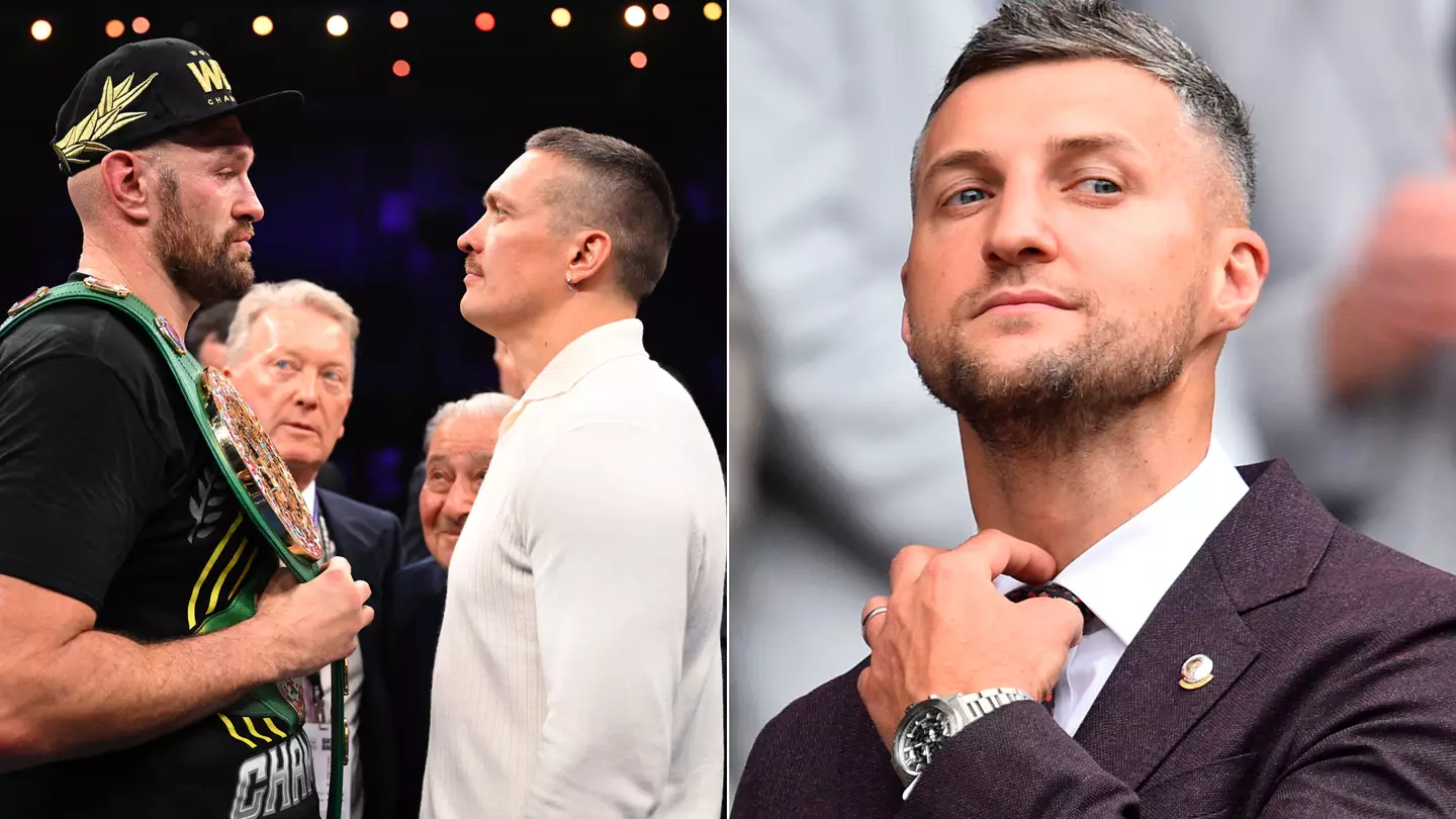 Carl Froch says he is 'concerned' for one fighter as he makes bold Tyson Fury vs Oleksandr Usyk prediction
