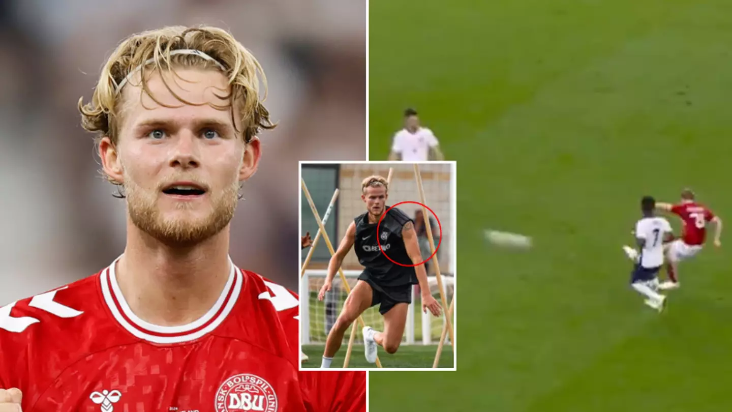 Denmark goalscorer Morten Hjulmand linked with move to Spurs but fans spot a big issue during England game